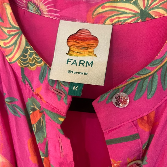 FARM Rio Fruit Garden Belted Mini Dress Size M - Picture 5 of 8